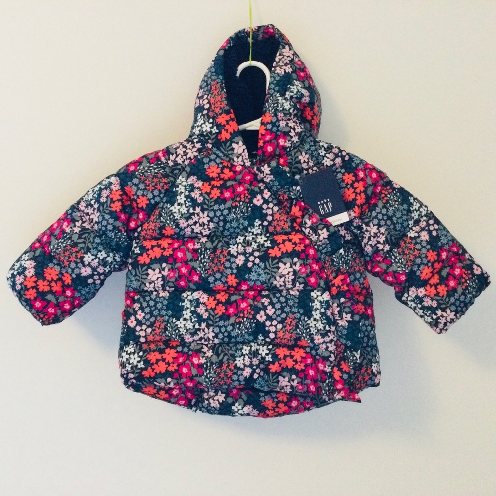 New Baby Gap Floral Jacket - 6 to 12 Months